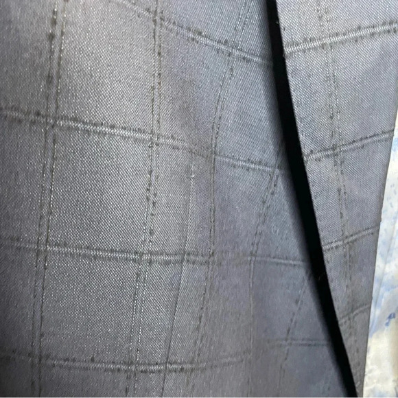 Robert Graham Windowpane Pattern Navy Blue 2 Button Blazer Suit Jacket - Picture 2 of 9